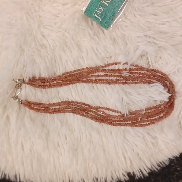 Jay King Mind Finds Pink Tourmaline 6 Strand Necklace NEW - Picture 8 of 10